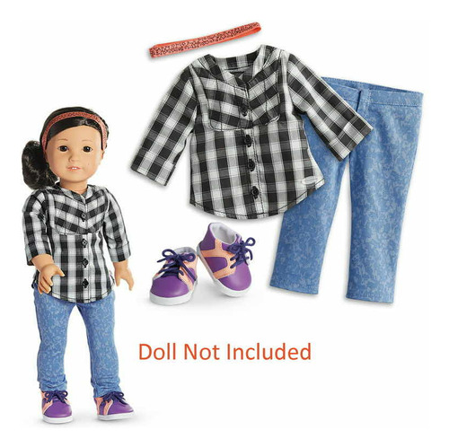 American Girl, Ropa Para Tu Muñeca Set Camisero C/ Zapas