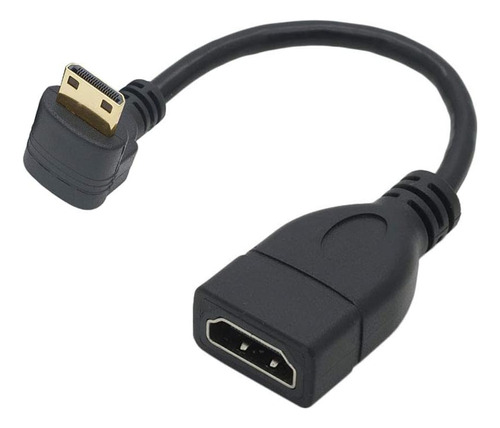 15cm Mini Hdmi Ángulo Del Adaptador De 90 Grados Mini Hdmi M