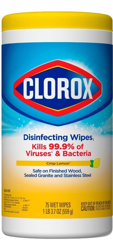 Toallitas Desinfectantes Clorox Elimina Virus Bacterias Paño