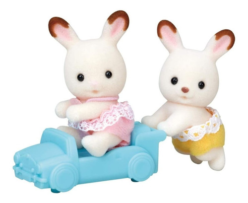 Gêmeos Coelho Chocolate - 5420 - Sylvanian Families