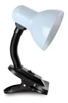 Comprar Velador De Mesa Con Pinza Escritorio Levys Bazar Flexible Broche Oficina Color Blanco