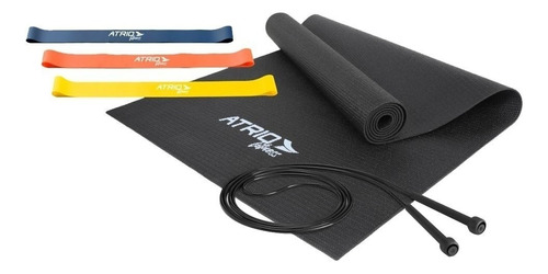 Kit Treino Tapete Corda 3fita Thera Band Exercicio Funcional