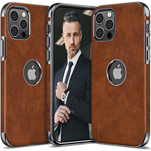 Estuche Para iPhone 12 Pro Max Hombre Dama Telefono Cuero