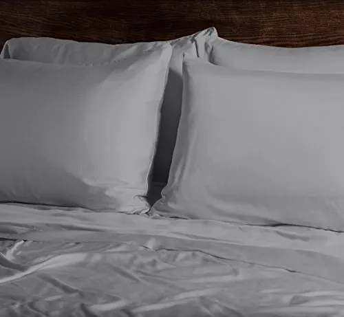 Ecosheex Bamboo Origin Funda De Almohada, Juego De 2, Fibras