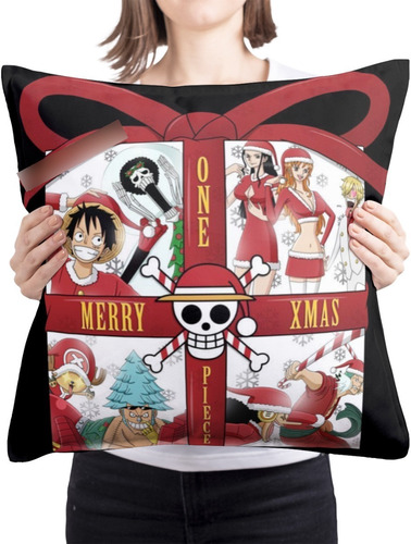 Cojin Almohada One Piece Regalo Navideño Anime Diseño Unico 