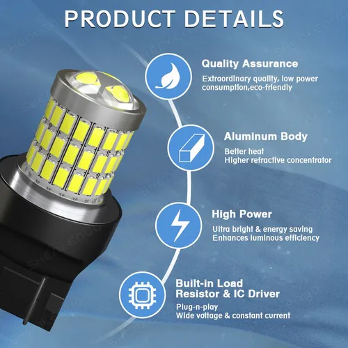 1 Par Focos Led T20 7443 7440 Wy21w W21w Canbus