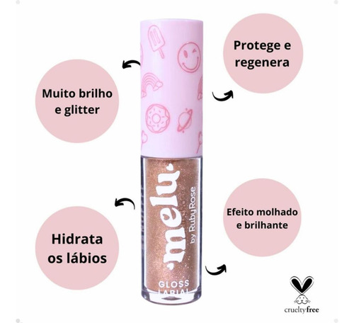 Melu By Ruby Rose Gloss Labial Banoffee 3,4ml