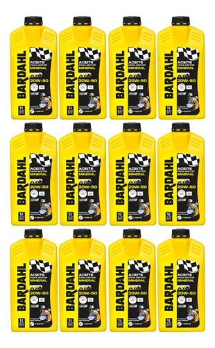 Kit Aceite 20w50 Xtc Bardahl 1lts X 12 Uni