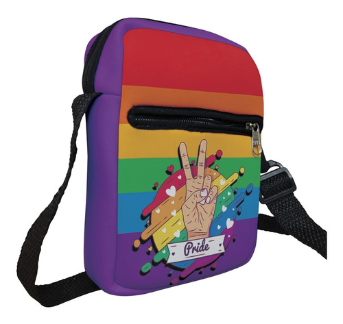 Bolsa Shoulder Bag Transversal Tiracolo Lgbt Orgulho Pochete