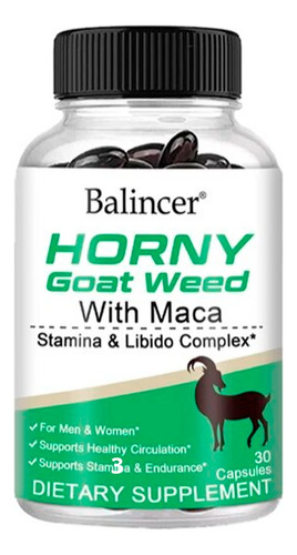 Horny Goat Maca Potenciador Afrodiciaco Mas Libido Testoster