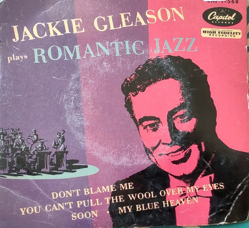 Vinilo Ep Jackie Gleason Plays Romantic Jazz(g102