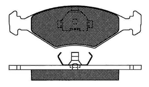Pastilla De Freno Fiat ---uno 1400 - 1600 Delantera