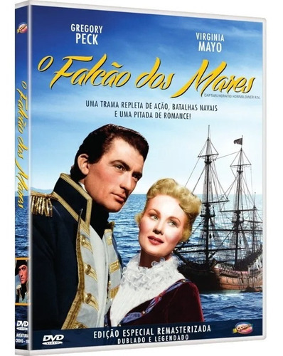 O Falcão Dos Mares - Dvd - Gregory Peck - Virginia Mayo