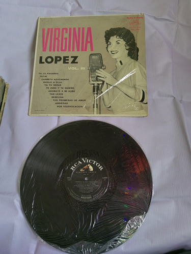 Virginia Lopez Y Su Trío Imperial Ya La Pagarás Disco Vinil 