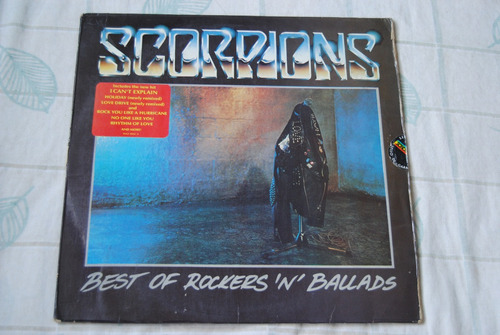 Scorpions -- Best Of Rockers 'n' Ballads - Acetato Nacional