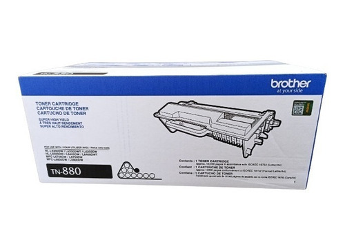 Cartucho De Toner Brother Tn-880 Negro, Para Hl-l6200dw