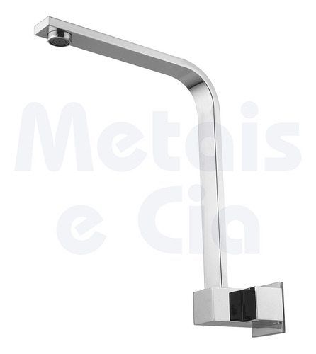 Torneira Cozinha Parede Luxo Slim Quadrada