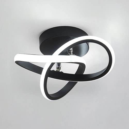 Lámpara Led Moderna 22w Diseño Espiral, Luz Blanca 6000k