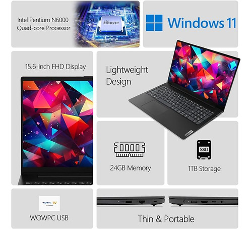 Laptop Lenovo Business Pentium 4 Core 4gb Ram 1tb Ssd