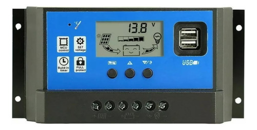 Regulador Panel Solar 30 Amp 12v Y 24v