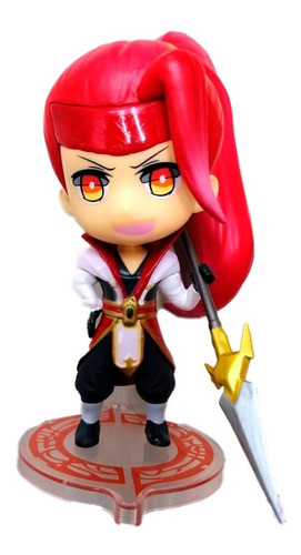 Figura Muñeca Manga Anime Nendoroid Cabezona Roja