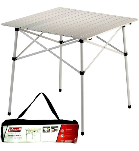 Mesa Plegable Coleman Aluminio Para Camping Balcon Terraza