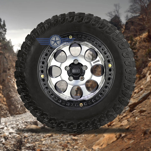 Rines 17 Kmc Riot Bl 5-127 Beadlock Wrangler Sahara Rubicon