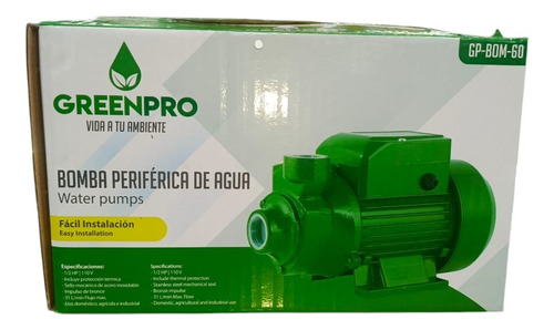 Bomba De Agua 1/2 Greenpro Gp-bom-60