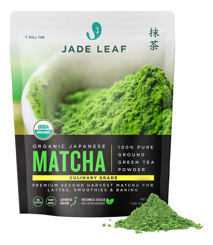 Polvo De Té Verde Matcha Orgánico De Hoja De Jade, Autén.