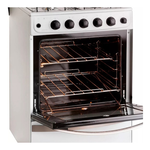Imagen 8 de 9 de Cocina Whirlpool 56 Cm Blanca Wfb57dw Gas - Super Oferta