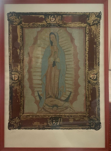 Litografía Virgen De Guadalupe De Carmen Parra