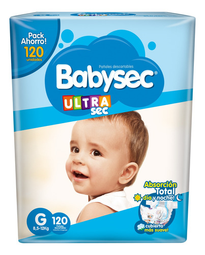 Pañales babysec Ultra G X 120 - Bebés Y Niños