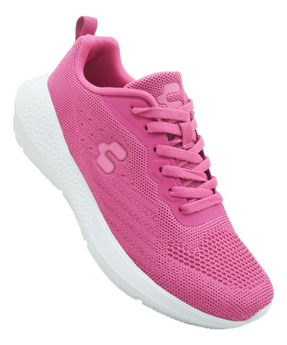 Tenis Charly 1059416 Fiu/bco Textil Dama