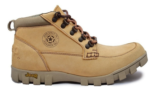 Bota De Hombre Cuero Jeep (mod.88504) 