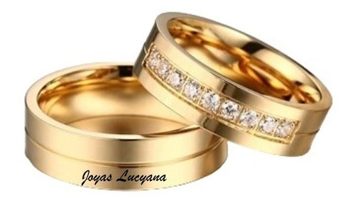 Anillos Aros Matrimonio Compromiso. Joyas Lucyana.