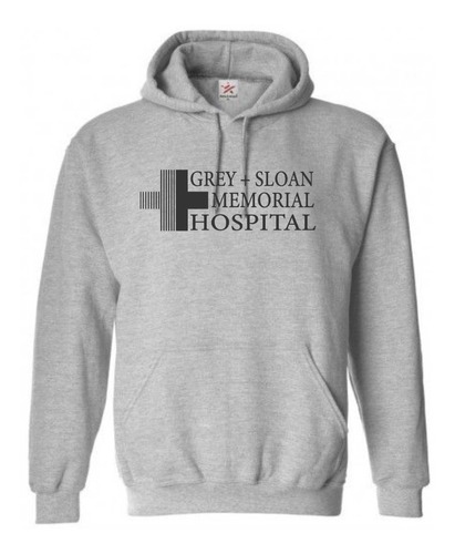 Sudadera Grey's Anatomy Memorial Hospital Logo Unisex Gorro