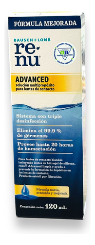 Renu Advanced Solución Para Lentes De Contacto C/120ml