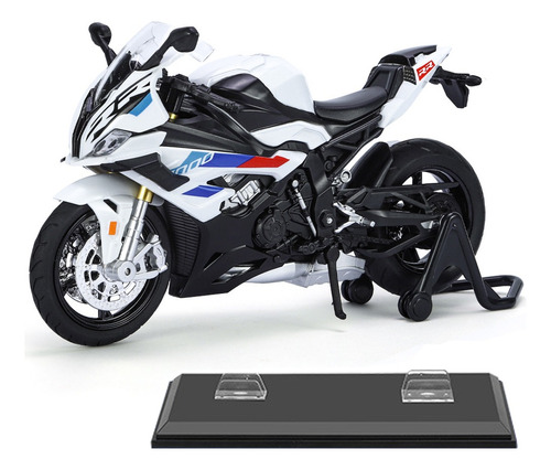 2023 Bmw S1000rr Miniature Metal Motos Con Base Expositora