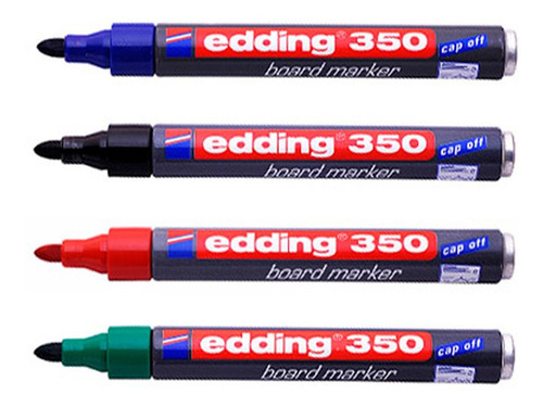 Marcador Edding 350 Borrable Recargable Surtido X10unidades