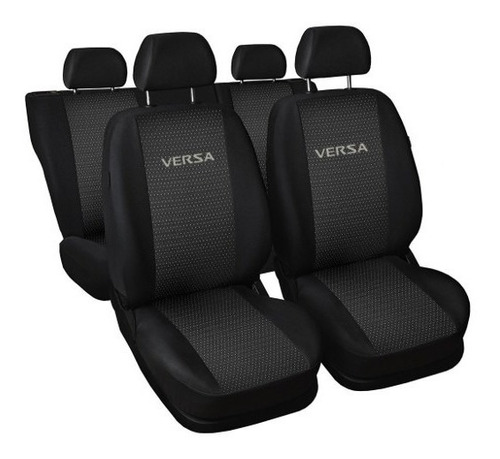 Versa 2009-2019 Fundas Cubreasientos Con Dos Logos De Regalo