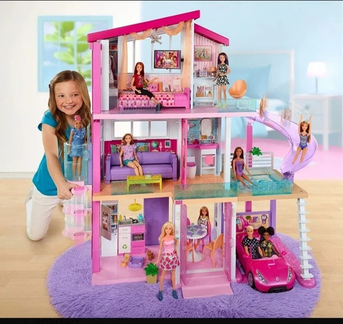 Casa De Ensueños De La Barbie Dreamhouse Mansion De 3 Pisos