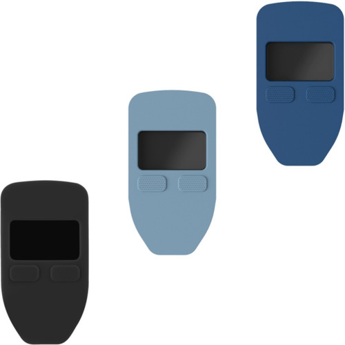 Trezor One Funda Silicona Hardware Wallet Azul Original
