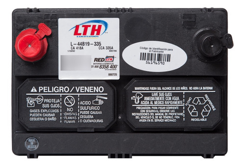 Batería Lth Para Honda Fit 09-17