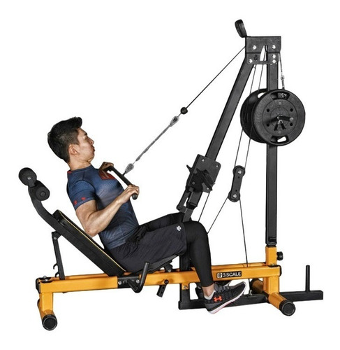 Multi Press Espalda + Prensa Quadriceps - Multi Funcional