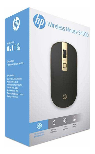 Mouse Inalámbrico Hp S4000