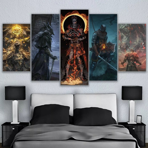 5 Set Pintura De Diamantes Saga Dark Souls Personajes Gamer