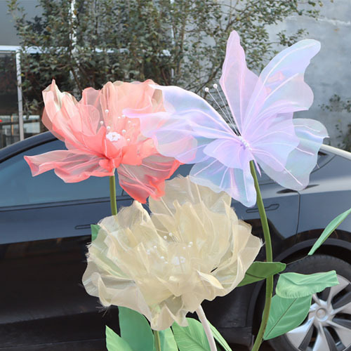Decoración De Fiesta Con Forma De Mariposa 3d De 50 Cm