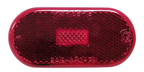 Peterson Manufacturing V128r Red Oval Clearance Light