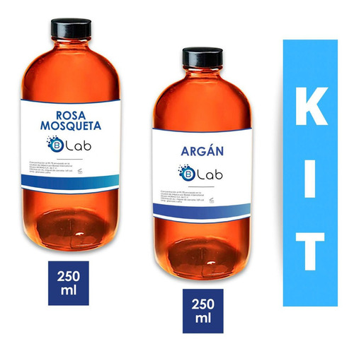 Kit Aceite De Argan Rosa Mosqueta Regenerador Celular Biolab