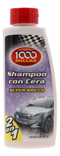 1000 Millas Shampoo Con Cera 345cc